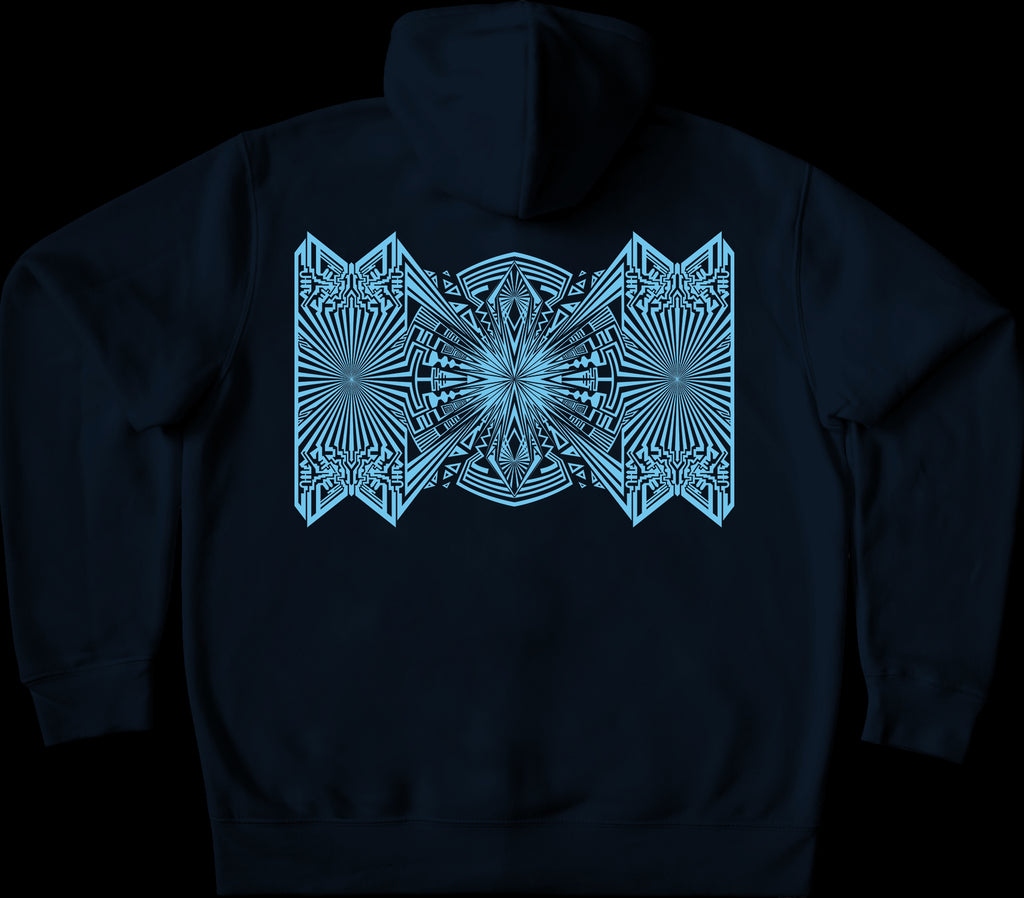23 Carrot Aqua Kids Pullover Hoodie French Navy