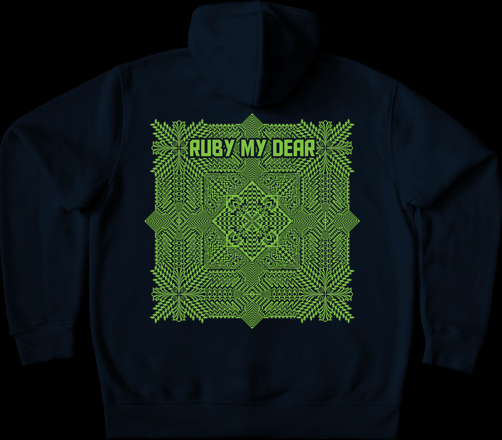 Ruby My Dear - Altaïr Lime Kids Pullover Hoodie French Navy