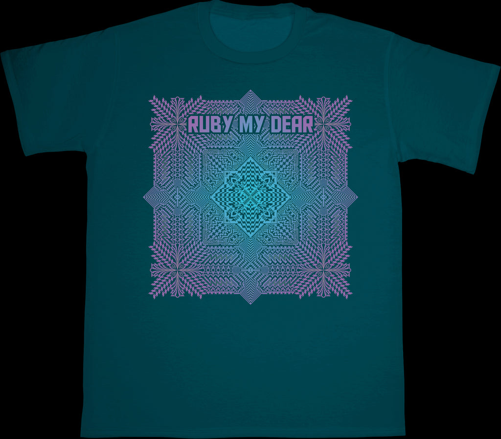 Ruby My Dear - Altaïr Fade Aqua Violet Kids T-Shirt Ocean Depth