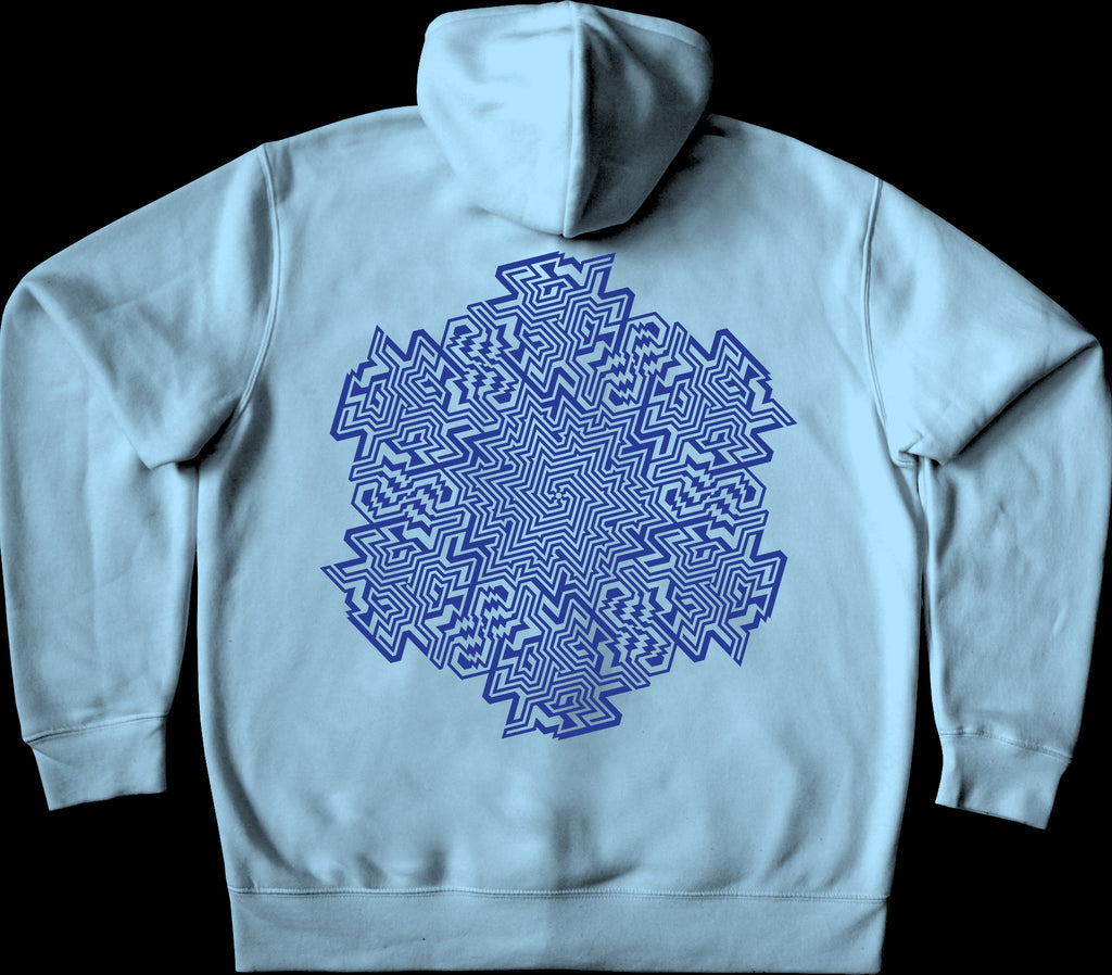 Metatron Cobalt Pullover Hoodie Sky Blue
