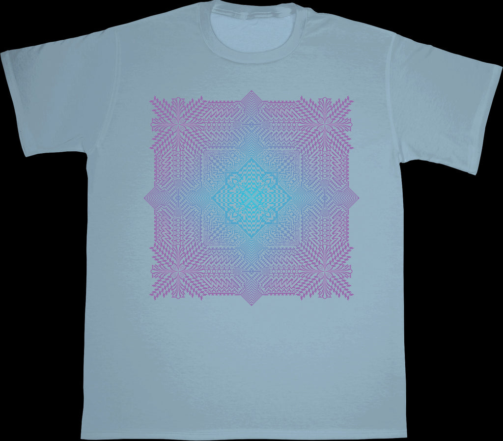 Altaïr Fade Aqua Violet T-Shirt Sky Blue